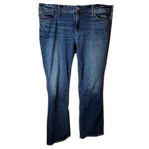 Silver Jeans Suki Bootcut Women’s Plus Size 22W Blue Stretch Denim Curvy High